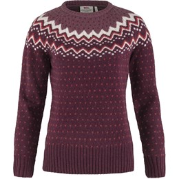 Fjällräven Ãvik Knit Sweater Dame L Rød Trøjer & sweaters